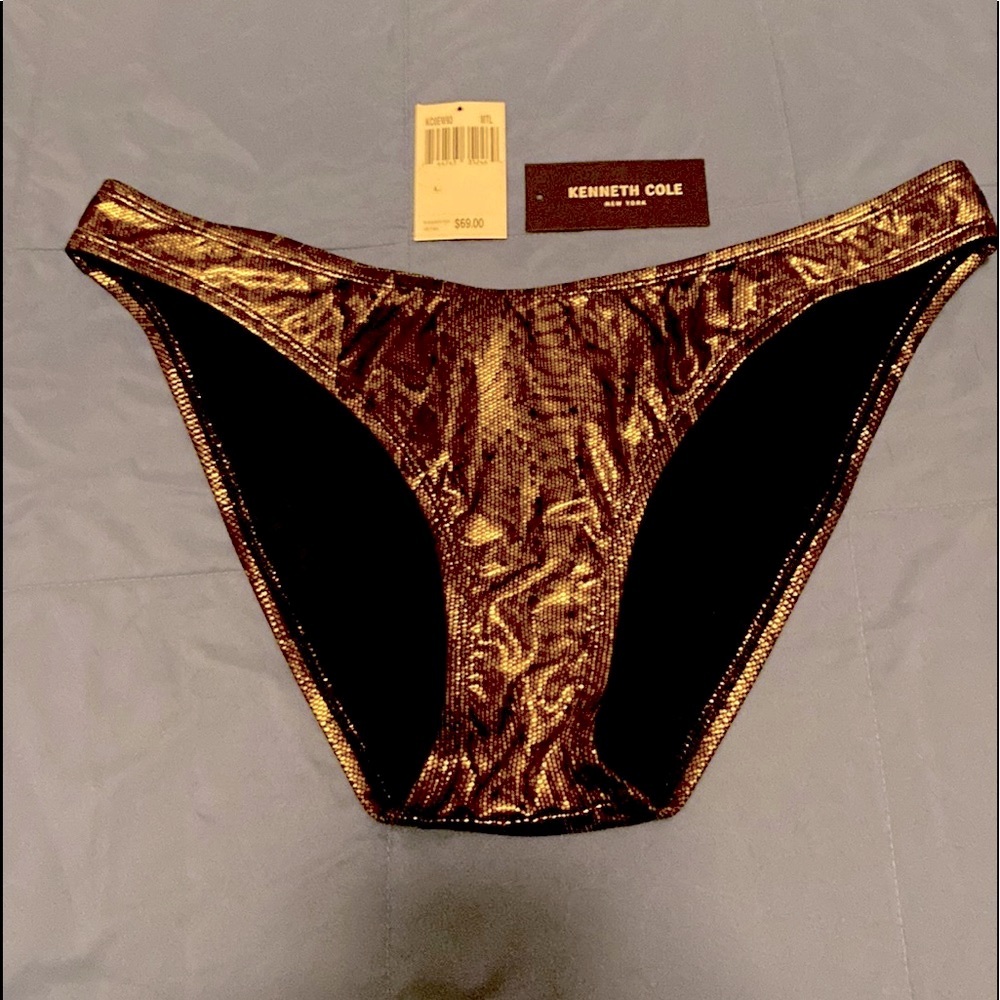 Kenneth Cole Snakeskin bikini bottom